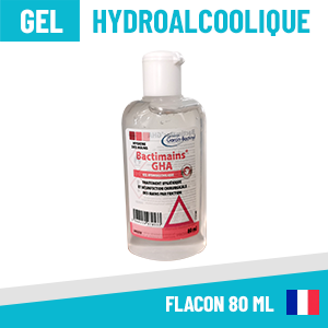 Gel Hydroalcoolique Flacon 80ml