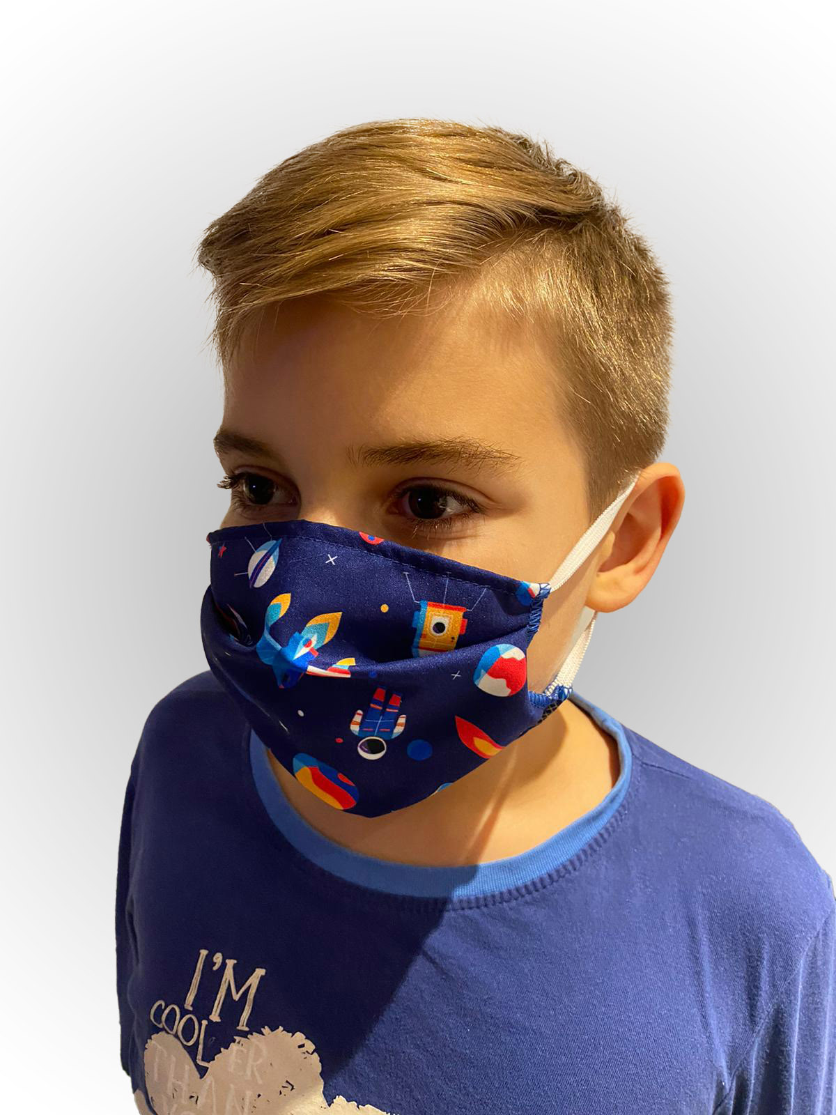 Masque enfant personnalisé - Masque en tissu lavable - Masque enfant